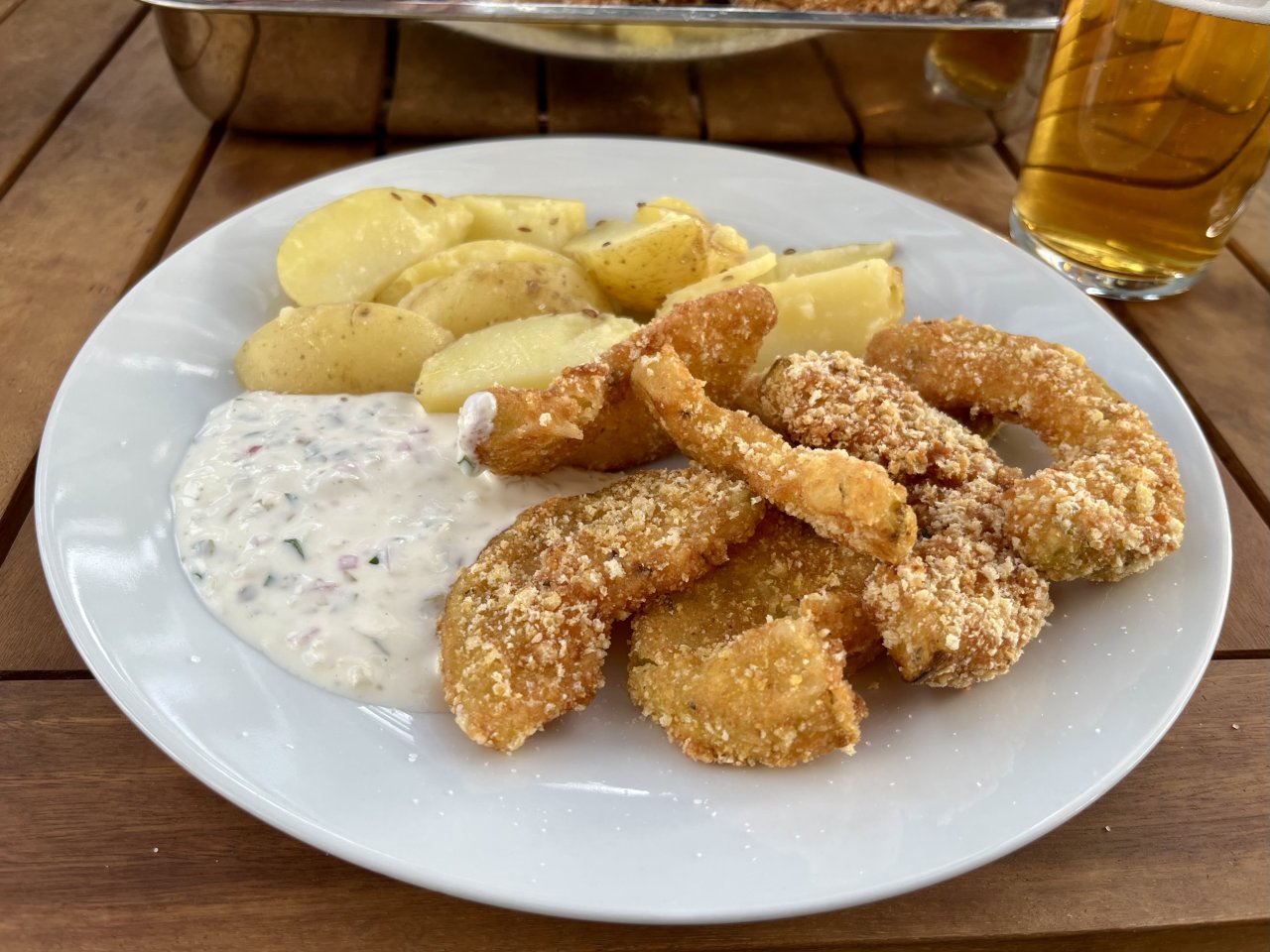 smažená cuketa