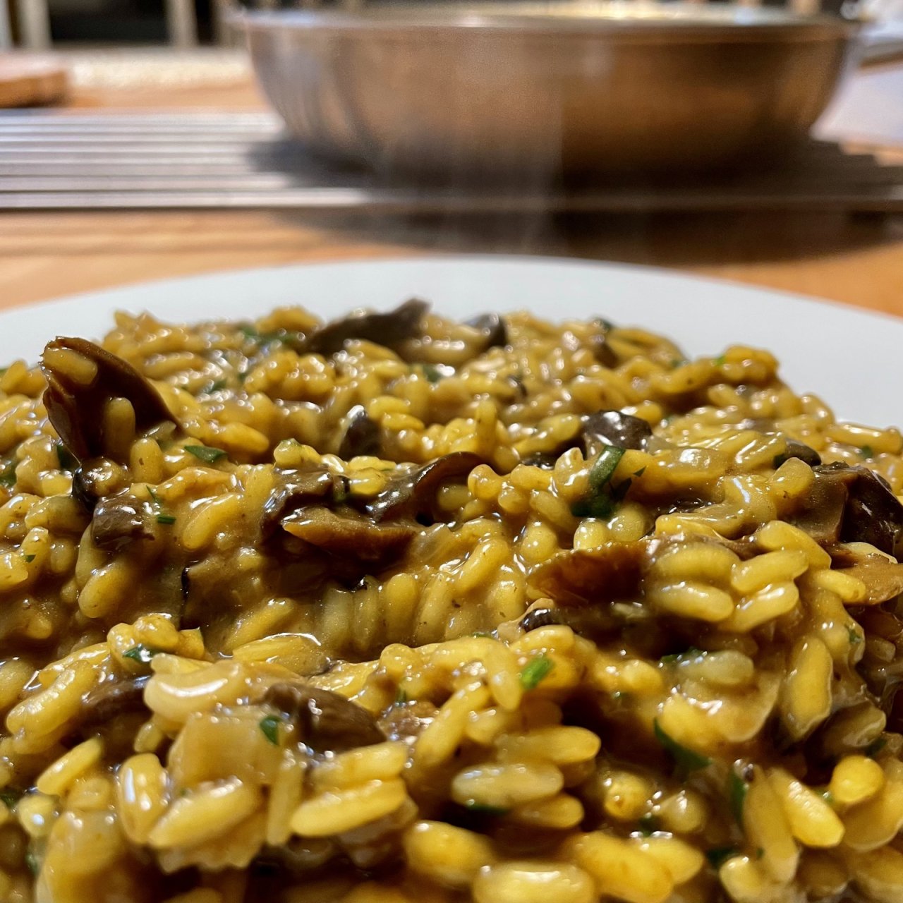 houbové risotto
