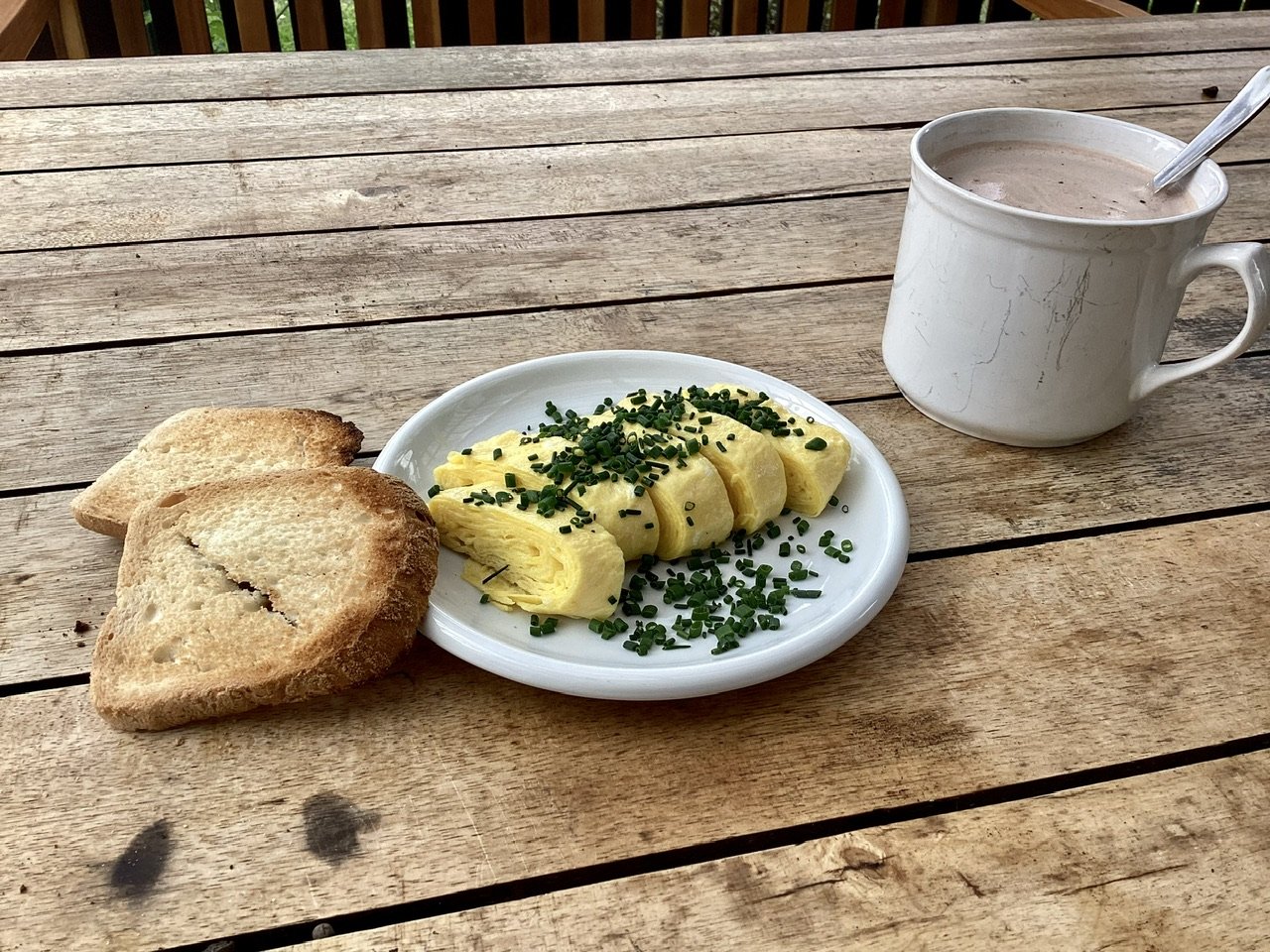 snídaně (tamagoyaki)