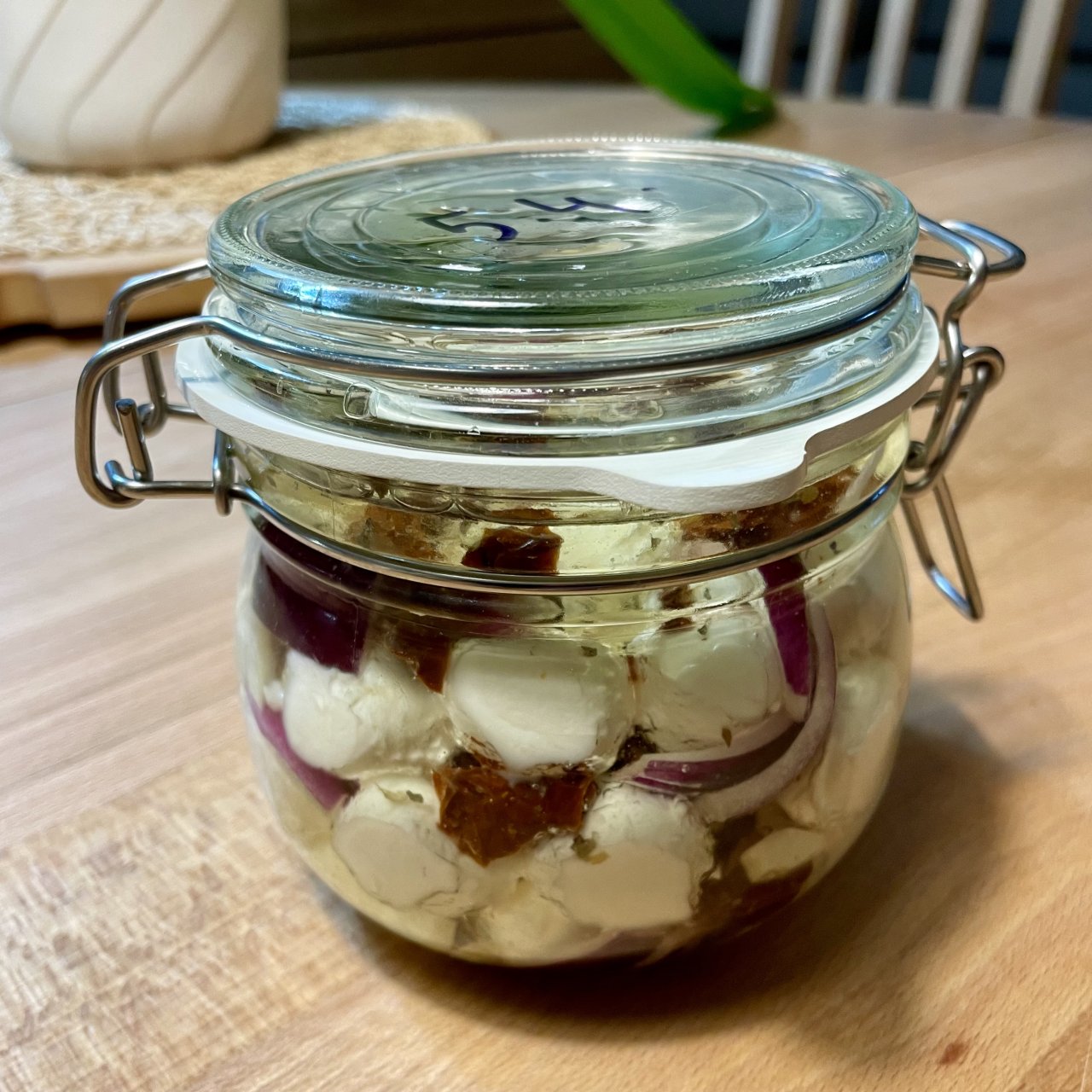naložená mozarella