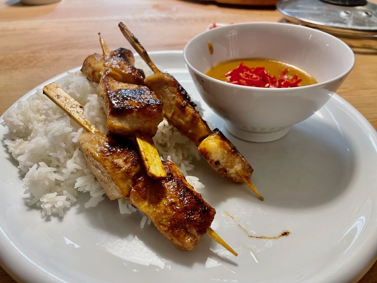 kuřecí satay