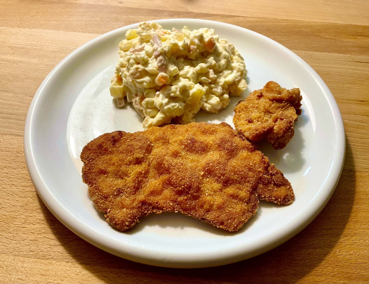řízek, brsalát