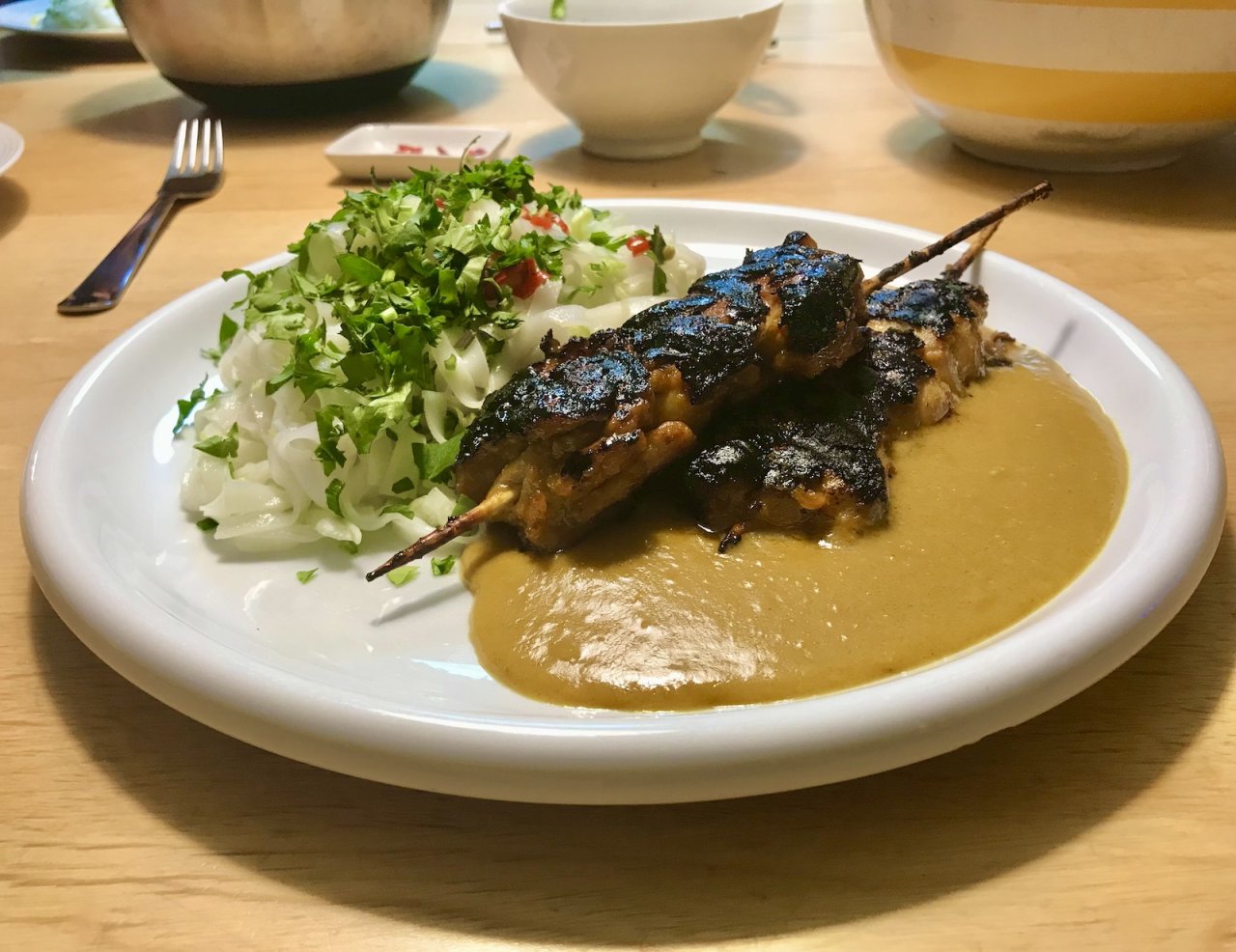 kuřecí satay