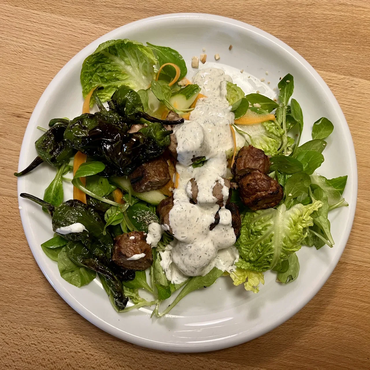 souvlaki salát